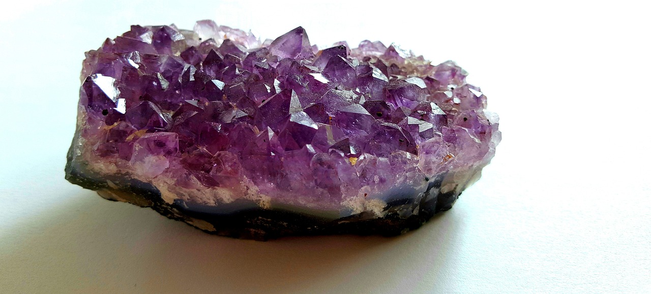Beautiful amethyst crystal cluster representing spiritual wisdom and psychic insight for soul readings