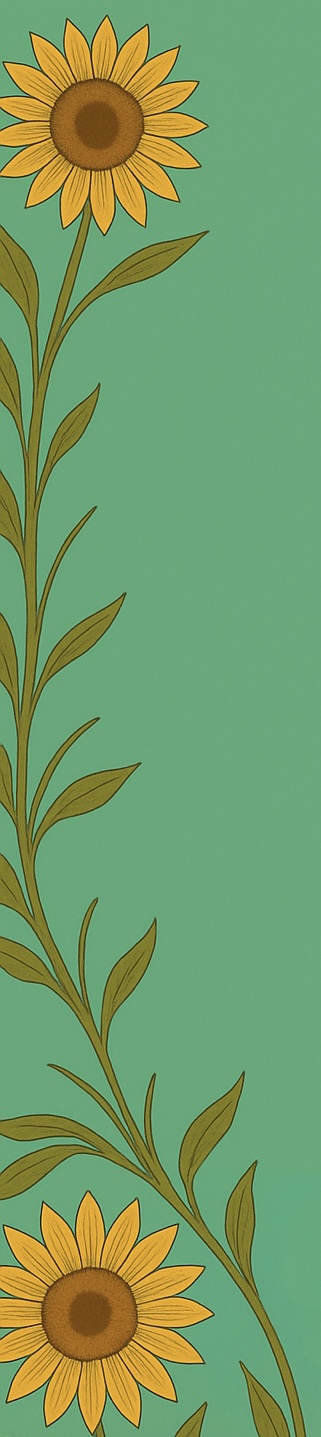 Pink decorative flower border creating an elegant frame for the psychic fair content