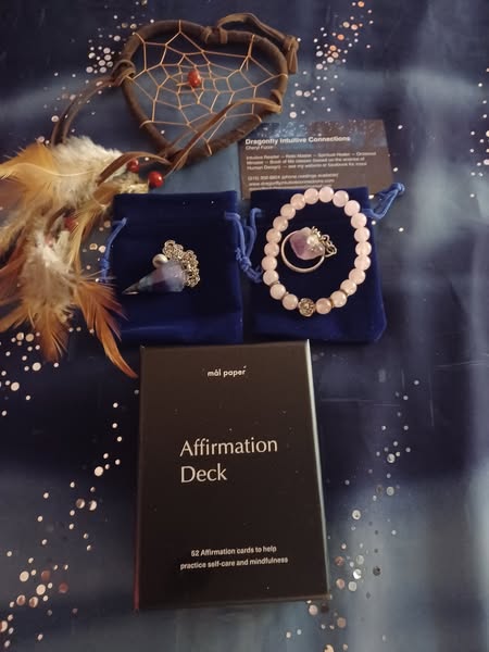 Affirmation card deck gift set donation