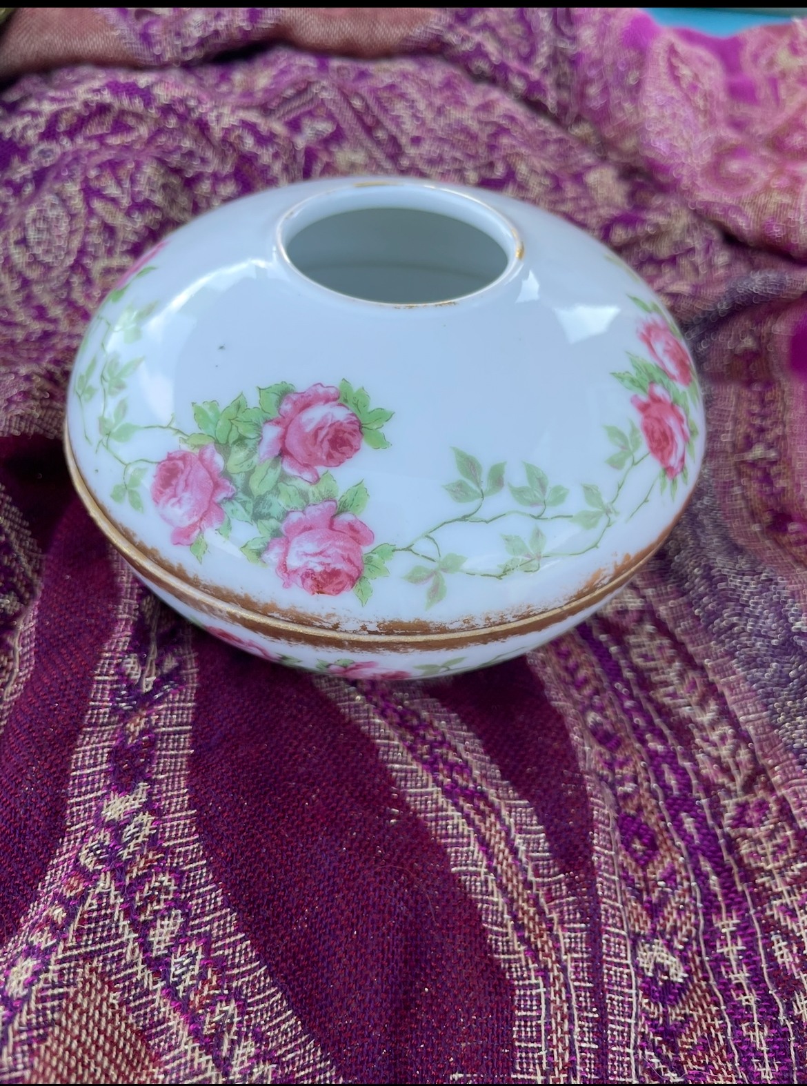 Antique sugar bowl donation from Amanda Bury Antiques